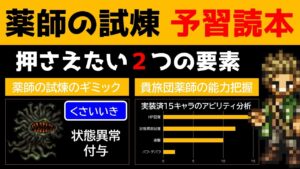 【オクトラ大陸の覇者】薬師の試煉/予習読本【ver2.4.00/試煉の塔】