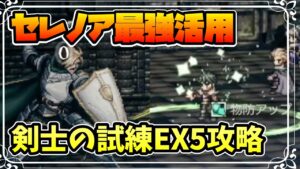 見よ、恐ろしい耐久を 最前線でガンガン戦えるセレノアの強さをお見せします まさに破格の配布性能【オクトパストラベラー 大陸の覇者】