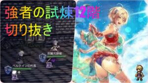 オクトパストラベラー大陸の覇者　強者の試煉12階切り抜き
