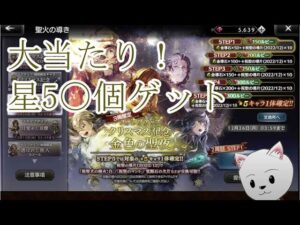 オクパス大陸の覇者ガチャクリスマス記念金色の聖夜50連回す