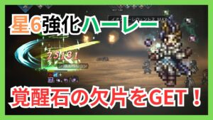 星6強化ハーレーでリトゥex2を倒そう！圧倒的な耐久底上げ性能【オクトパストラベラー大陸の覇者】